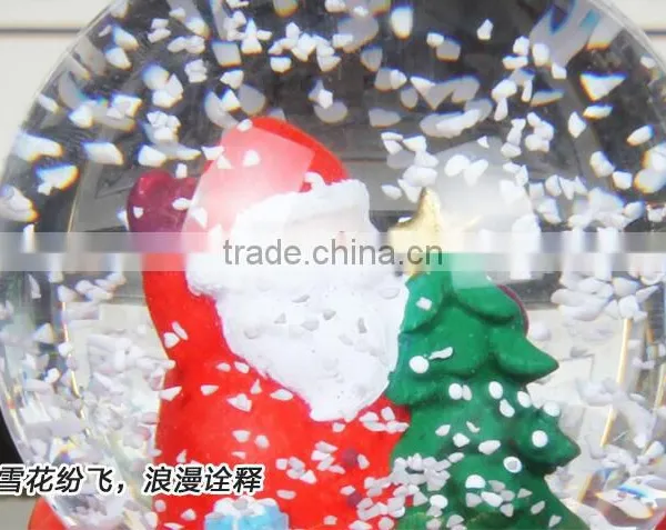 Hot Sale Christmas Gifts Polyresin Snow Globe With Music Box photo-5