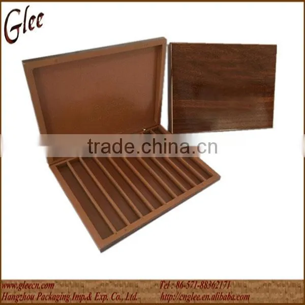 Brown Wooden Humidor Storage Cigar Box photo-2