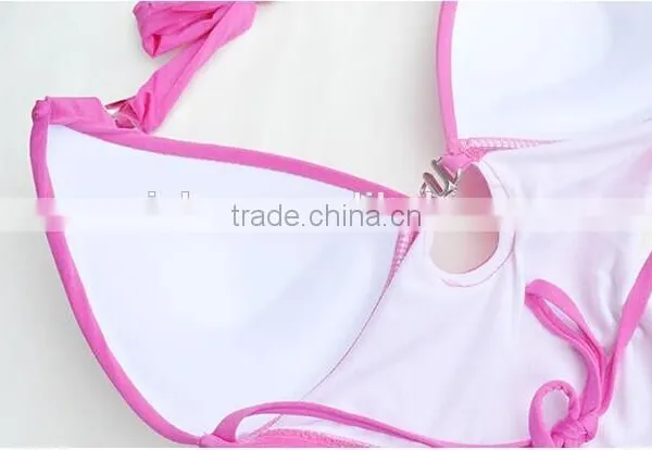 2015 Fashionable Sexy Slim One Piece Bikini Swimsuit(BS065) photo-6