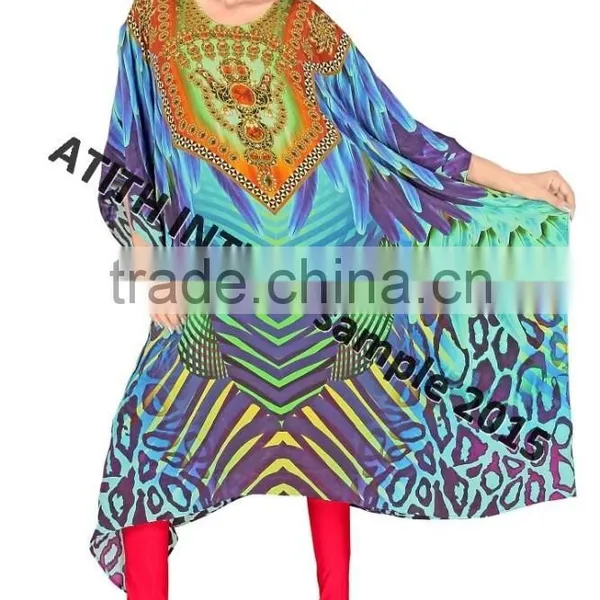 DIGITAL PRINT VISCOSE KAFTANS photo-5