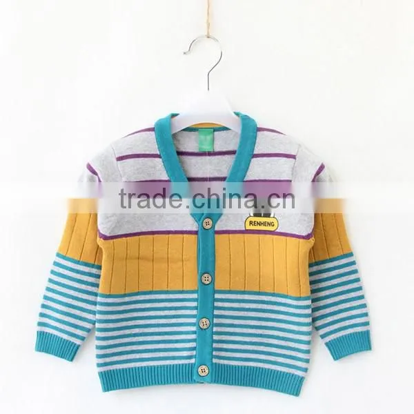 Boys Cartoon Style Elastic Knitting Coat Sweater photo-2