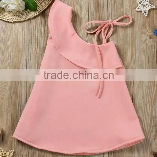 Zm35702a Girls Clothing Hot Sale Summer Short Dresses photo-3