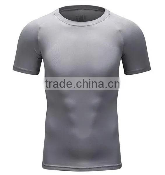 Quick Dry T-Shirts Running Shirt Dri Fit Fabric photo-6