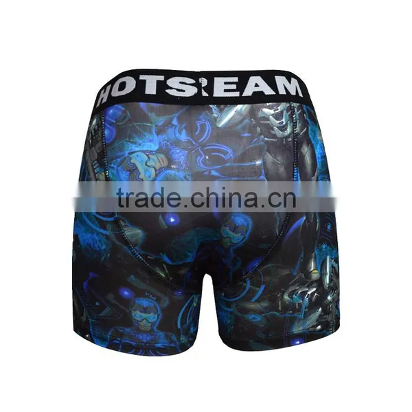 Digital Printing Polyester Male Underwear Shorts photo-3