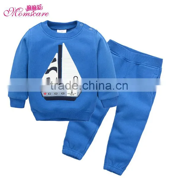 Hot Sale Custom OEM Cute Baby Boys Hoodies +pants,100% Cotton Spring or Autumn Baby Girls Wear Outfits photo-4