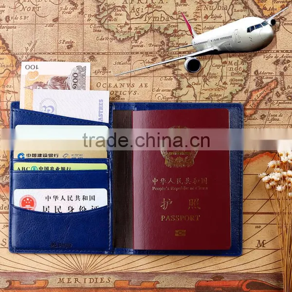 Pull-up Leather Storage Bag Customizable Passport Bag Emboss/deboss/gold Foil Logp photo-2