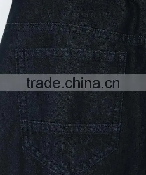 Guangzhou Garments Factory New Style Dark Blue 11 Years Old Jeans Trousers for Children photo-3