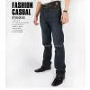 Supply of New Models Debut Men's Spring Men 's Business Casual Trousers Straight Jeans Trousers Playboy photo-3