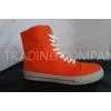Colored Steel Toe Ladies Canvas Safety Shoes Anti-slip For Spring