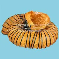 Orange Spiral Flexible Ducting