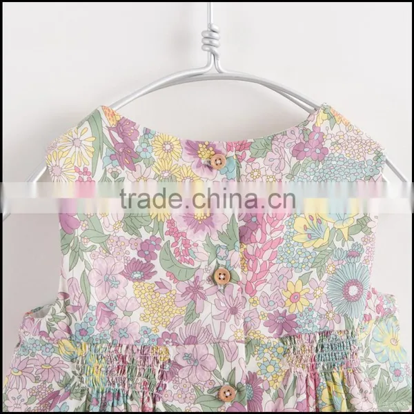 OEM Digital Print Soft Thin Cotton Poplin Baby Dress photo-4