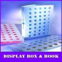 Unique Holes Design Color a4 pp Display Book(20page)