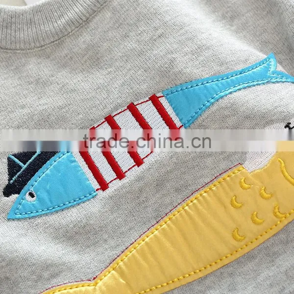 Autumn Spring and Winter Baby Wool Embroidery Knitting Design Sweater photo-5