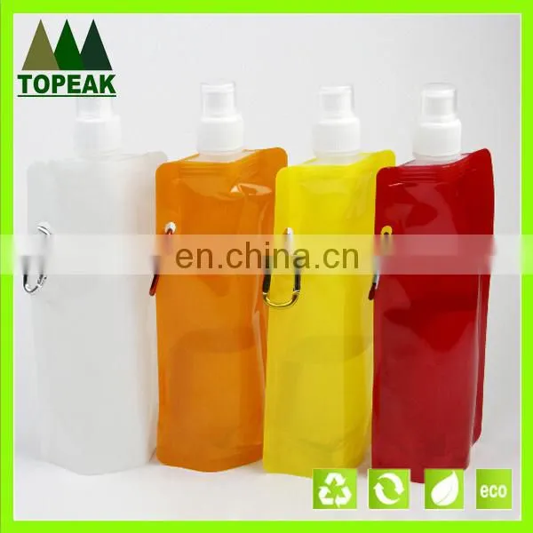 Hot Sale Bicycle Cycling Foldable Water Bottles Collapsible Sport Bottle photo-2