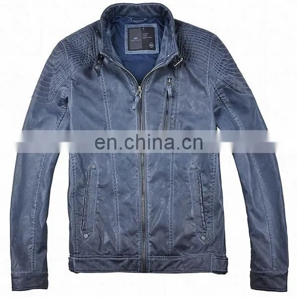 2015 New Model Designer Motorbike Leather Jacket