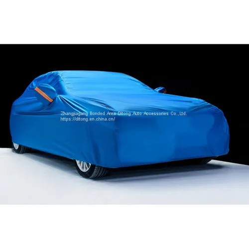 Navy Blue 190T Polyester Car Covers photo-4