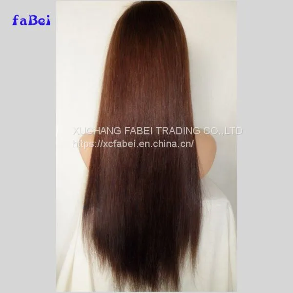 Hot Sale Indian Hair Full Lace Wig in Wigs, Lace Wig Indian Human Hair,free Sample Light Brown Human Hair Lace photo-2