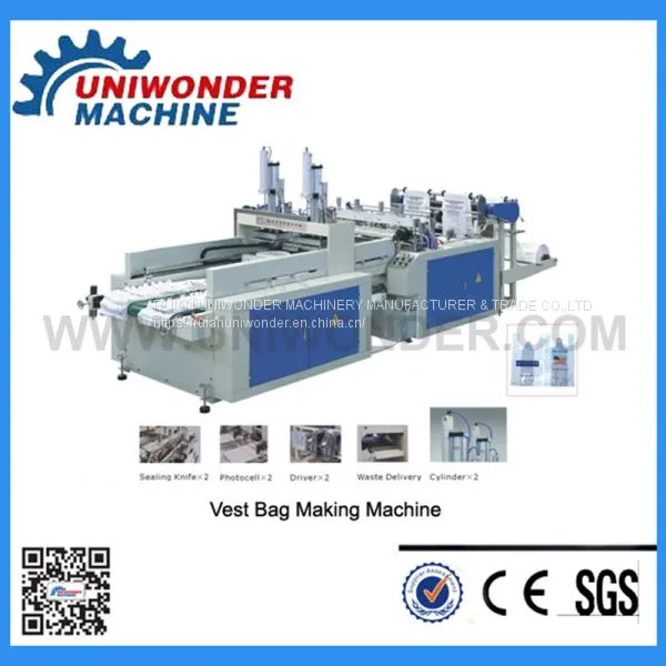 Automatic Double-line Vest Bag Making Machine