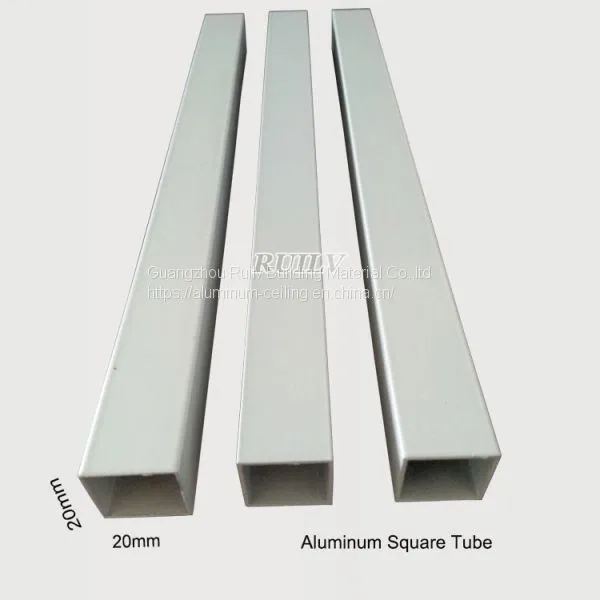 50*100mm Aluminum Square Tube for Wall Decoration photo-2