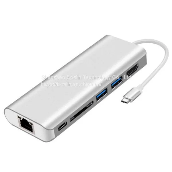 BL-U602 TYPE-C на USB3.0x2+HDMI+SD+PD+RJ45 Хаб 6 в 1