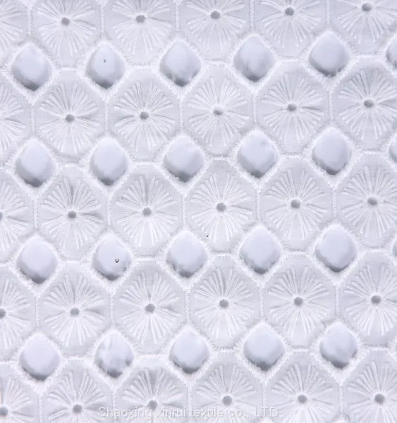 Cotton Embroidery Lace Fabric With Holes photo-3