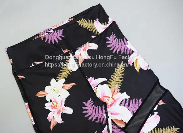 Custom Design Sublimation Printed Yoga Set Fashion Women Ladies Fitness Sport Gym Wear Bra And Pants Leggings Sets photo-3