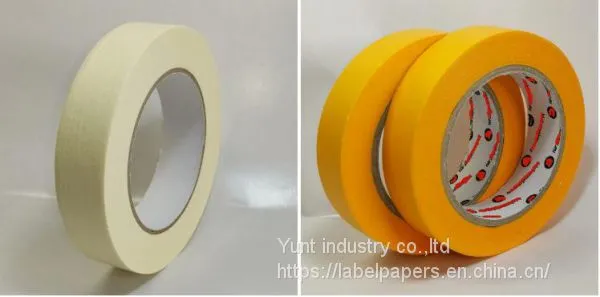 High Stick Crepe Paper Rubber Adhesive China General Purpose Masking Tape Auto Painting photo-2