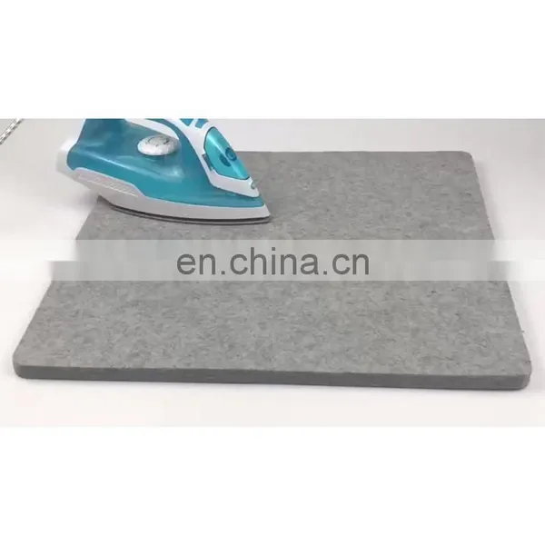 100% New Zealand Wool Pressing Pad 17 x 24 Portable Wool Felt Ironing Mat photo-5