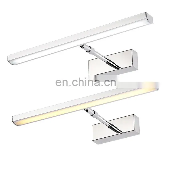 Simple Modern Stainless Steel Telescopic Mirror Light photo-2