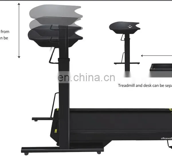 Small Walking Treadmill Treadmill for Home Use With 45cm Running Belt Wide With Electric Stand up Desk 2018 New photo-2
