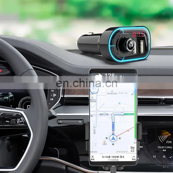 Feixin 2021 New Product Car Charge Cigarette Lighter C7 Wireless Charging 15W Can Charge Through The Phone Case Drop Shipping photo-4