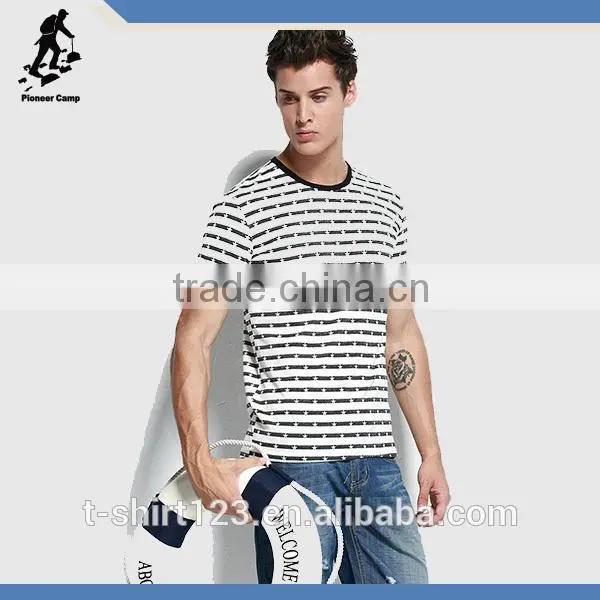 Fashion Striped Men t Shirt With Good Quality photo-4