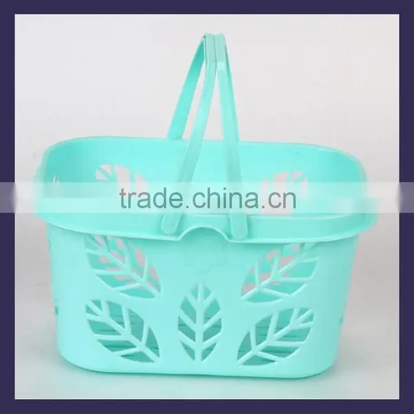 Plastics Bath Storage Basket With Handle photo-4