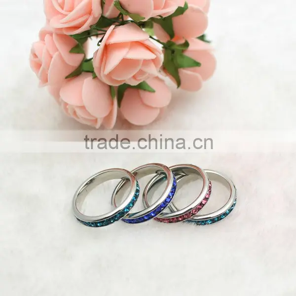 Stainless Steel Ring With Stone