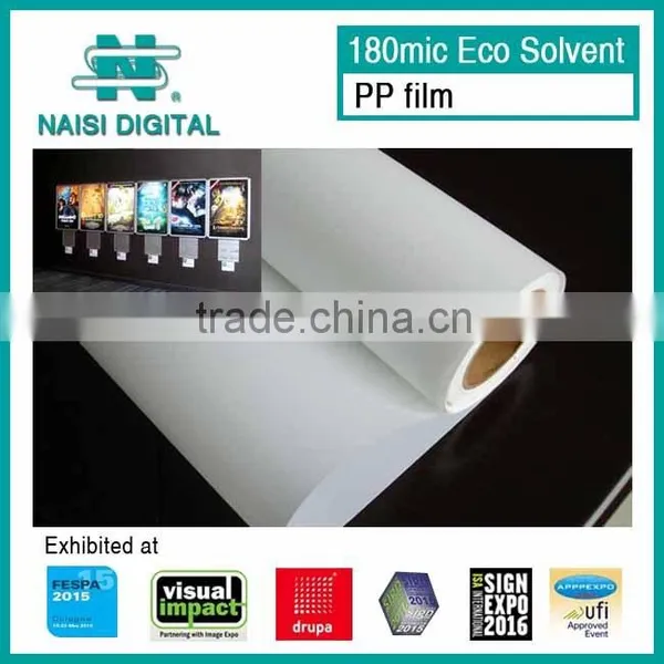 180mic Inkjet pp Synthetic Paper Roll for Scroller