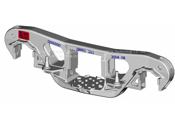 SCZLHS Railway Train Bogie Spare Parts Side Frame and Beam Bolster Use photo-5