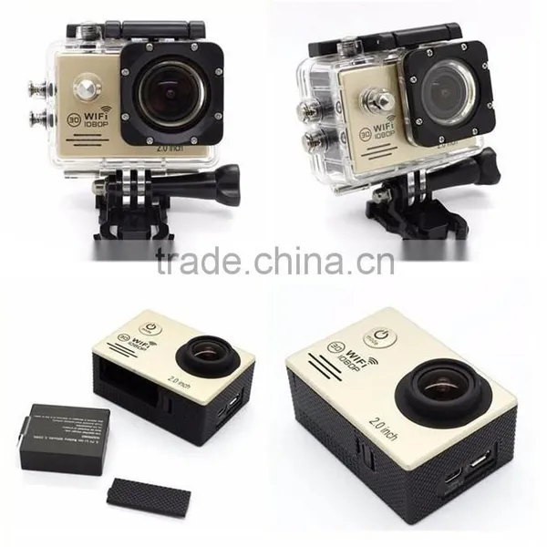8 Colors Available 30 Meters Waterproof Full hd 1080p Action Camera With Wifi - SJ7000 With 2.0inch Ltps Wide Screen, 720p 60fps photo-2
