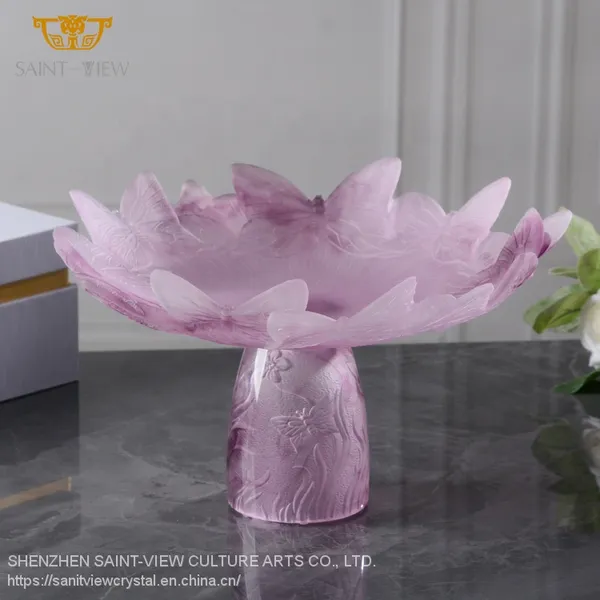 SAINT VIEW 2022 Butterfly Household Series Cake Minimalist Nordic Wedding Decoration Chocolate Tray Food Plate photo-4