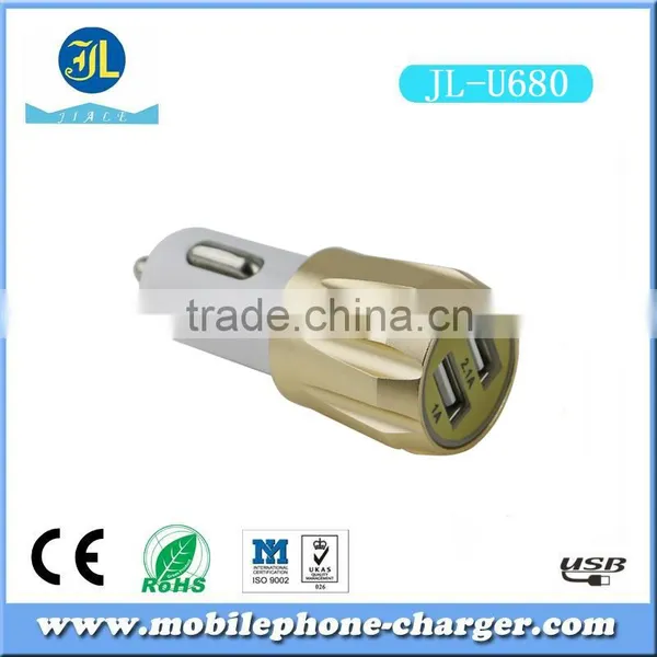 Vehicle Double Usb Car Charger Hot Consumer Electronics for Mobile Charger photo-6