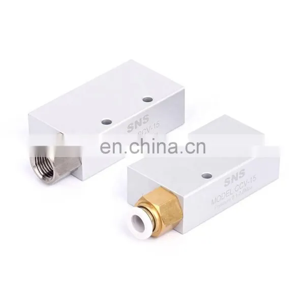 SNS SCV CCV Series High Quality Pneumatic Aluminum Alloy Air Vacuum Ejector Vacuum Generator photo-2
