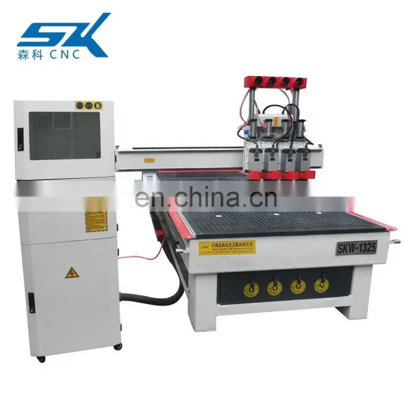 Pneumatic System CNC Router Wood Cutting Machine Pneumatic With ATC Wooden Cutting Machine photo-2