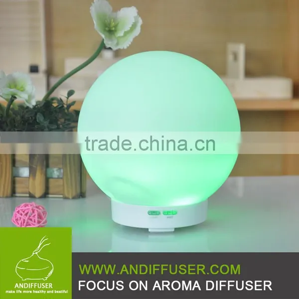 Wholesale Special Design 400ml Green Round Electric Aromatherapy Air Diffuser Machines photo-2