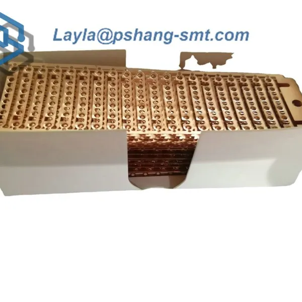 SMT Copper Brass Splice Stapler Type Frame Clip for Connection of Carrier Tape photo-2