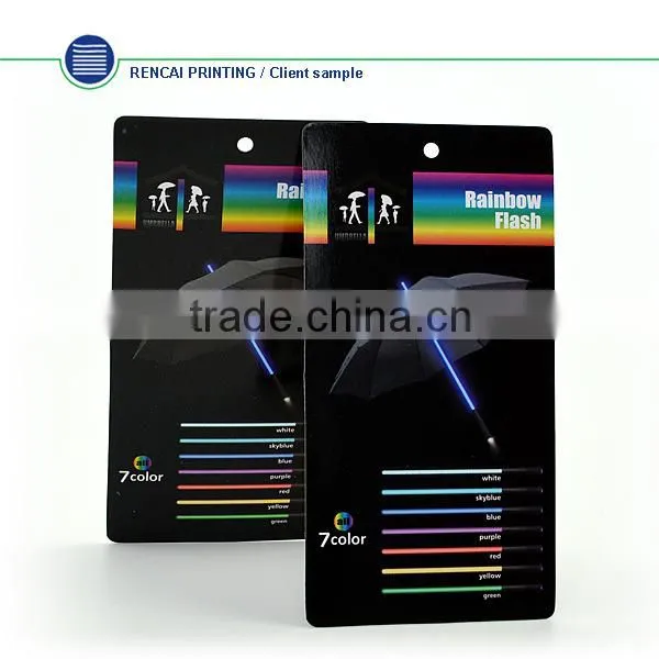 Ecofriendly Glossy Coated Paper Blister Card for Led Packaging photo-2