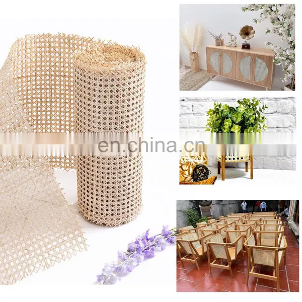 Professional Eco-Friendly Best Quality Rattan Cane Roll Hexagon Natural Rattan Cane Webbing Rattan Webbing Cane With Low Price photo-2