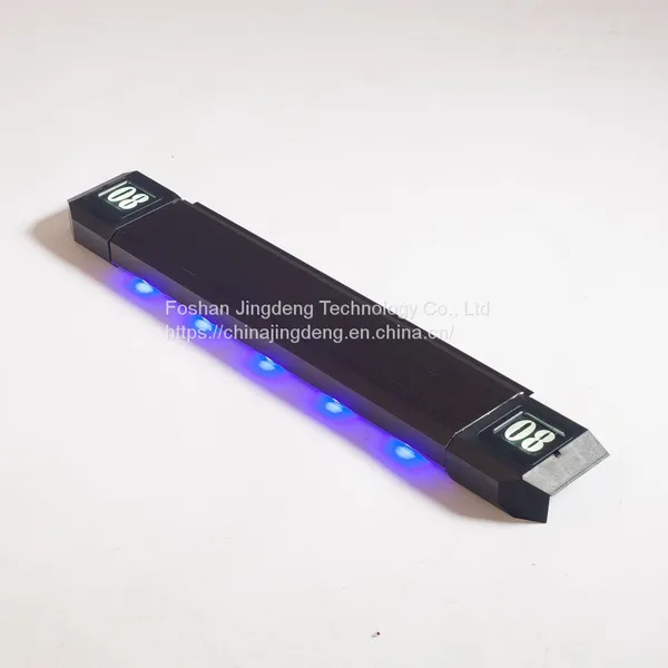 Wholesale Surface Mounted Downward Blue Dot Luminous Carpet LED Step Lamp for Theater photo-4