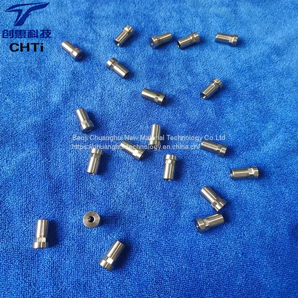 Chuanghui New Material Titanium Alloy Processing Titanium Circular Tube Lathe Processing CNC Processing High Precision Hardware and Mechanical Accessories photo-4