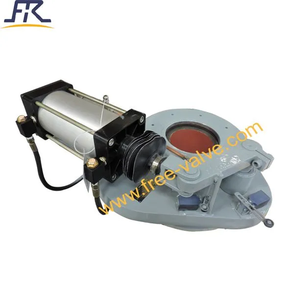 Pneumatic Hard Alloy Seated Swing Arc Valve photo-2