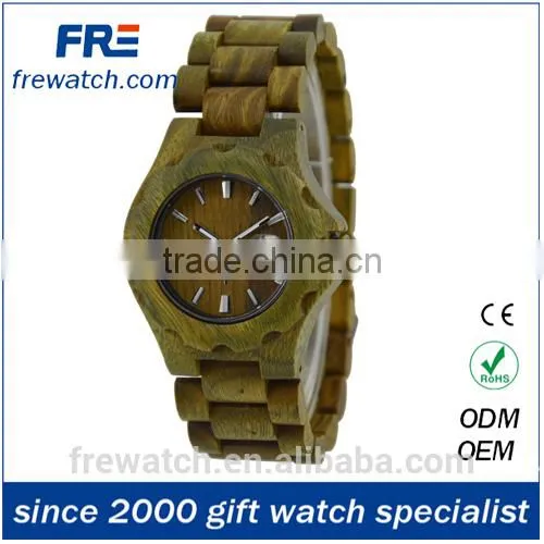 Italy Quality Natural Wooden Watch Antique Color Bewell Wooden Watch we Wood Watch photo-4