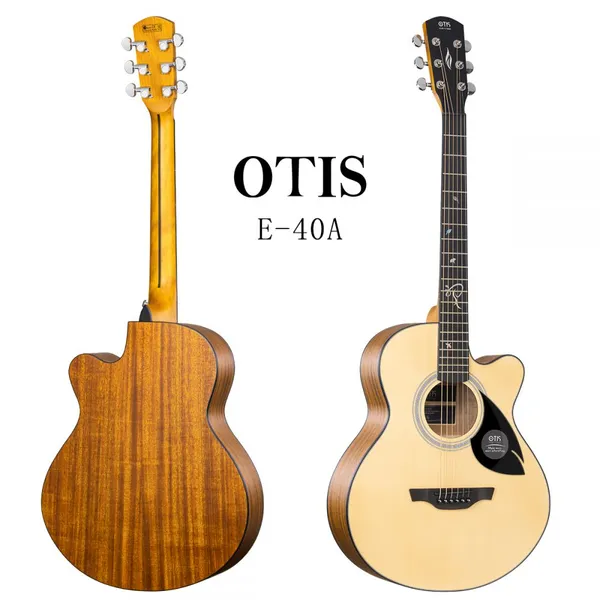 OTIS 36inch 38inch Plywood Acoustic Guitar Factory Folk Guitar Manufacturer for Beginner photo-4